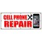 Signmission CELL PHONE REPAIR BANNER SIGN apple lg htc samsung all brands iphone B-120 Cell Phone Repair - alternate 1